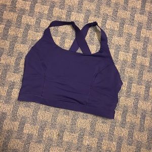 Purple lululemon sports bra